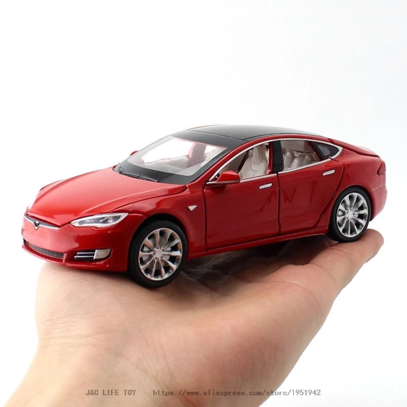 New 1:32 Tesla MODEL S Alloy Car Model Diecasts & Toy Vehicles Toy Cars Free Shipping Kid Toys For Children Gifts Boy Toy
