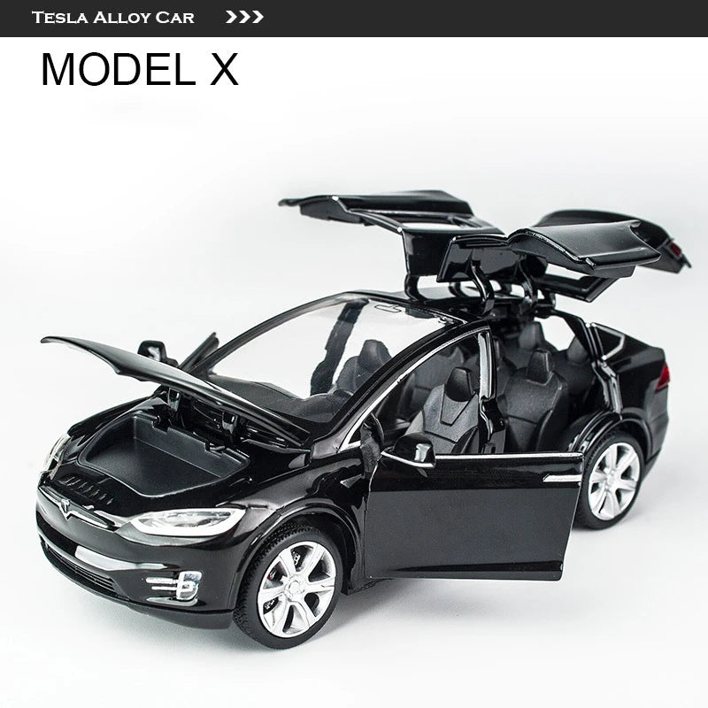 New 1:32 Tesla MODEL X  MODEL 3 MODEL S Alloy Car Model Diecasts & Toy Vehicles Toy Cars Kid Toys For Children Gifts Boy Toy
