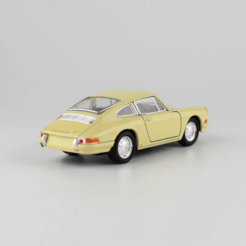WELLY Toy Diecast Model 1:36 Scale 1964 Porsche 911 Classical Vehicle Pull Back Car Educational Collection Gift For Children