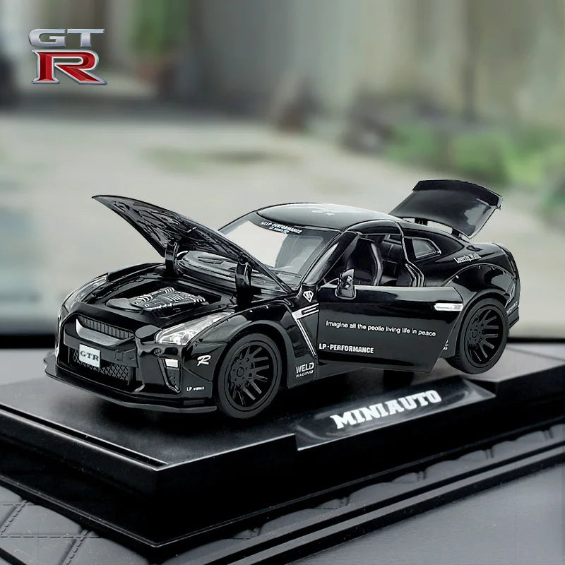 New 1:32 NISSAN GTR R35 Race Alloy Car Model Diecasts & Toy Vehicles Toy Cars Free Shipping Kid Toys For Children Gifts Boy Toy