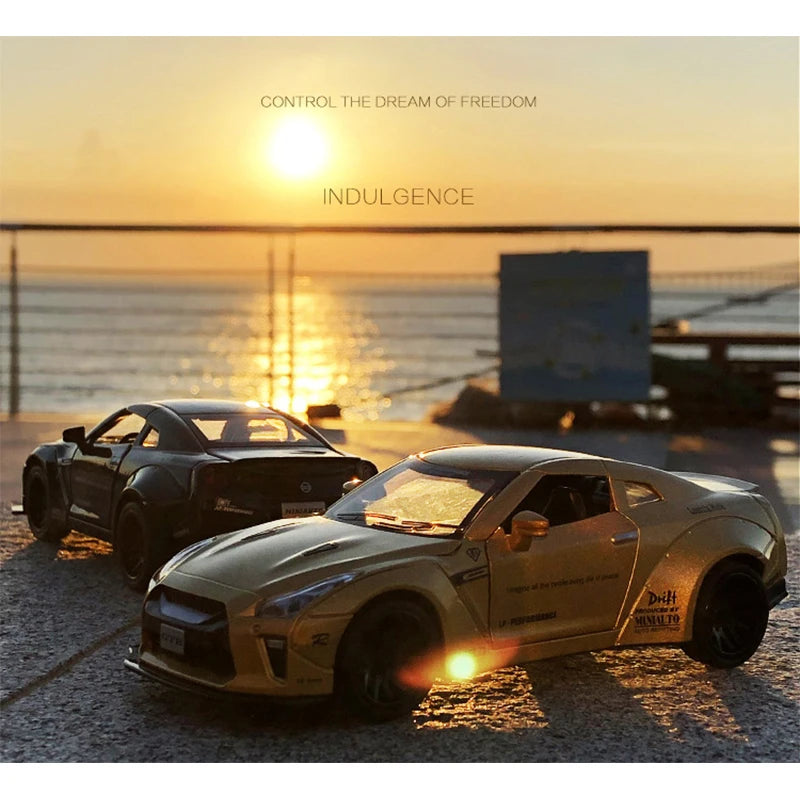 New 1:32 NISSAN GTR R35 Race Alloy Car Model Diecasts & Toy Vehicles Toy Cars Free Shipping Kid Toys For Children Gifts Boy Toy