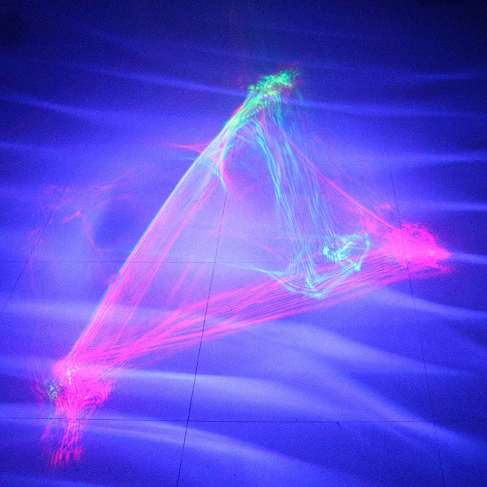 ALIEN Remote RG Aurora Laser Light Projector Stage Lighting Effect RGB LED Water Wave Party Dance Disco DJ Holiday Xmas Lights