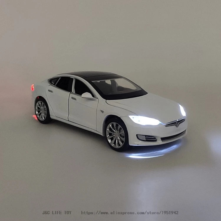 New 1:32 Tesla MODEL S Alloy Car Model Diecasts & Toy Vehicles Toy Cars Free Shipping Kid Toys For Children Gifts Boy Toy