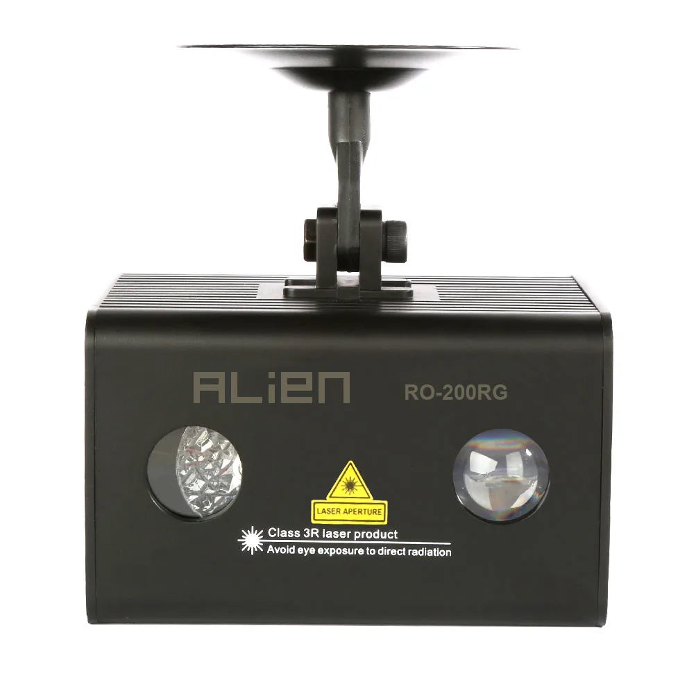 ALIEN Remote RG Aurora Laser Light Projector Stage Lighting Effect RGB LED Water Wave Party Dance Disco DJ Holiday Xmas Lights