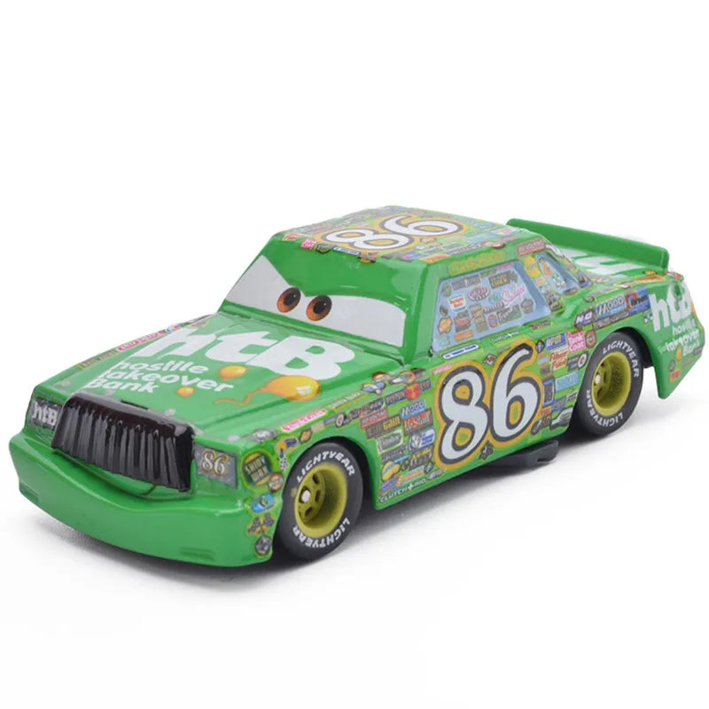 1:55 Disney Pixar Cars 3 2 Metal Diecast Car Toy Lightning McQueen Jackson Storm Combine Harvester Bulldozer Kids Toy Car Gift
