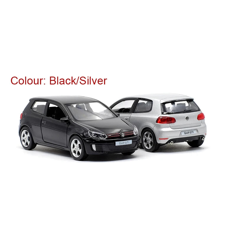 RMZ CITY 1:36 Golf GTI  Alloy Diecast Car Model Toy With Pull Back For Children Gifts Toy Collection