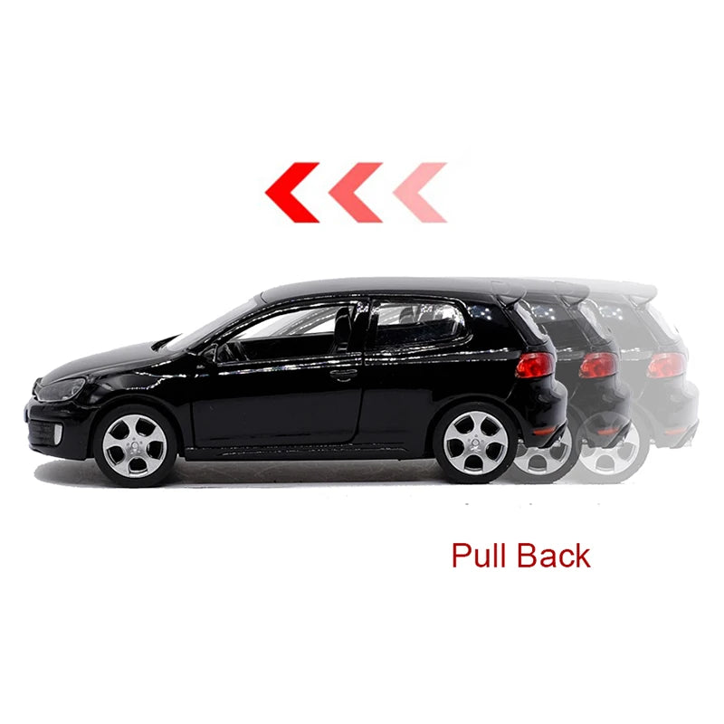 RMZ CITY 1:36 Golf GTI  Alloy Diecast Car Model Toy With Pull Back For Children Gifts Toy Collection