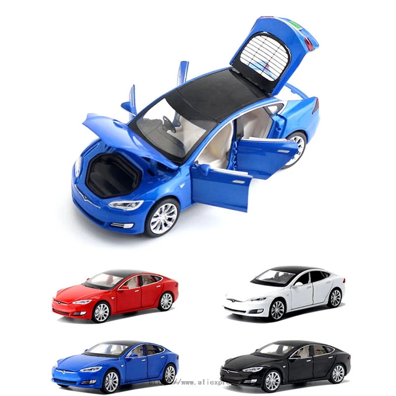 New 1:32 Tesla MODEL S Alloy Car Model Diecasts & Toy Vehicles Toy Cars Free Shipping Kid Toys For Children Gifts Boy Toy