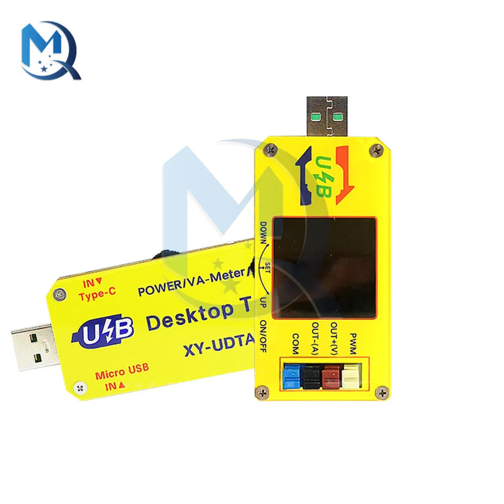CNC USB Buck-Boost Power Supply Constant Voltage and Constant Current Meter LCD Digital Display Coulomb Counter PWM Generator