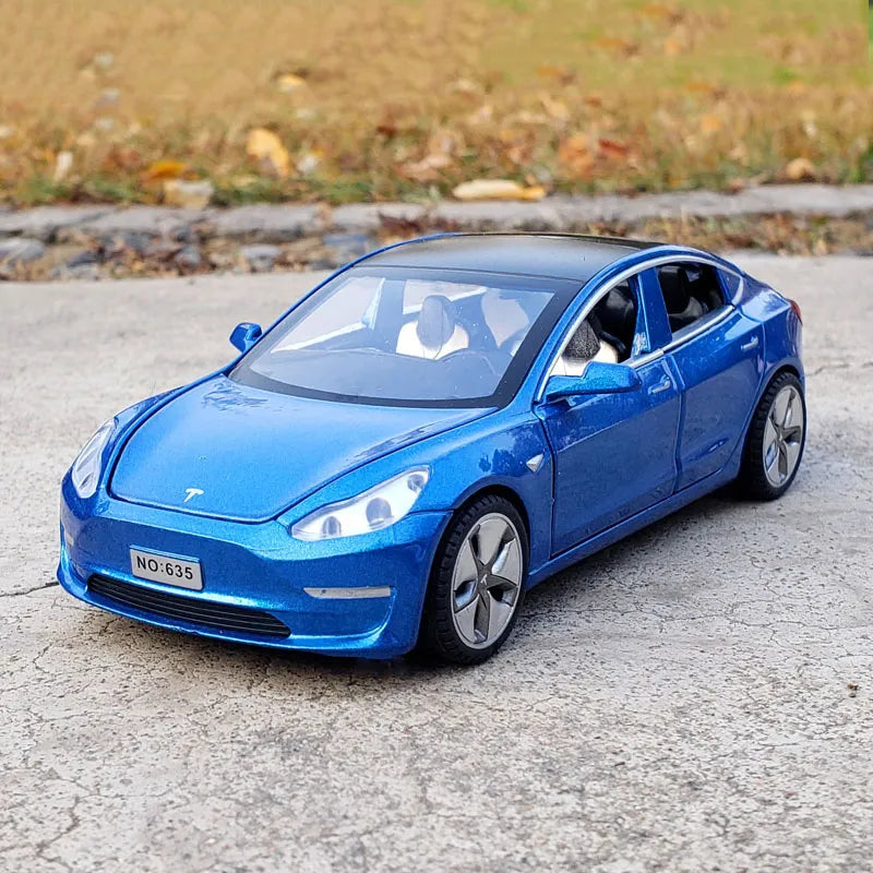 New 1:32 Tesla MODEL 3 Alloy Car Model Diecasts & Toy Vehicles Toy Cars Free Shipping Kid Toys For Children Gifts Boy Toy