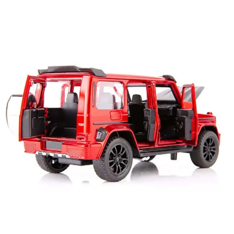 High Simulation 1:32 New G700 G65 SUV Diecast Metal Toy Car Model Vehicle Sound Light Pull Back Car Kids Toys Gifts Collection