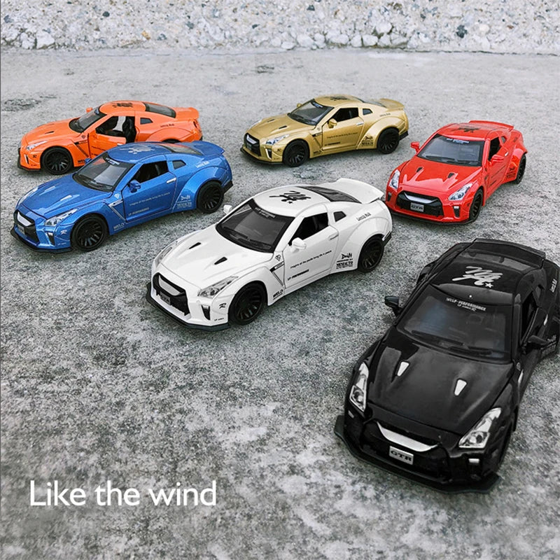 New 1:32 NISSAN GTR R35 Race Alloy Car Model Diecasts & Toy Vehicles Toy Cars Free Shipping Kid Toys For Children Gifts Boy Toy
