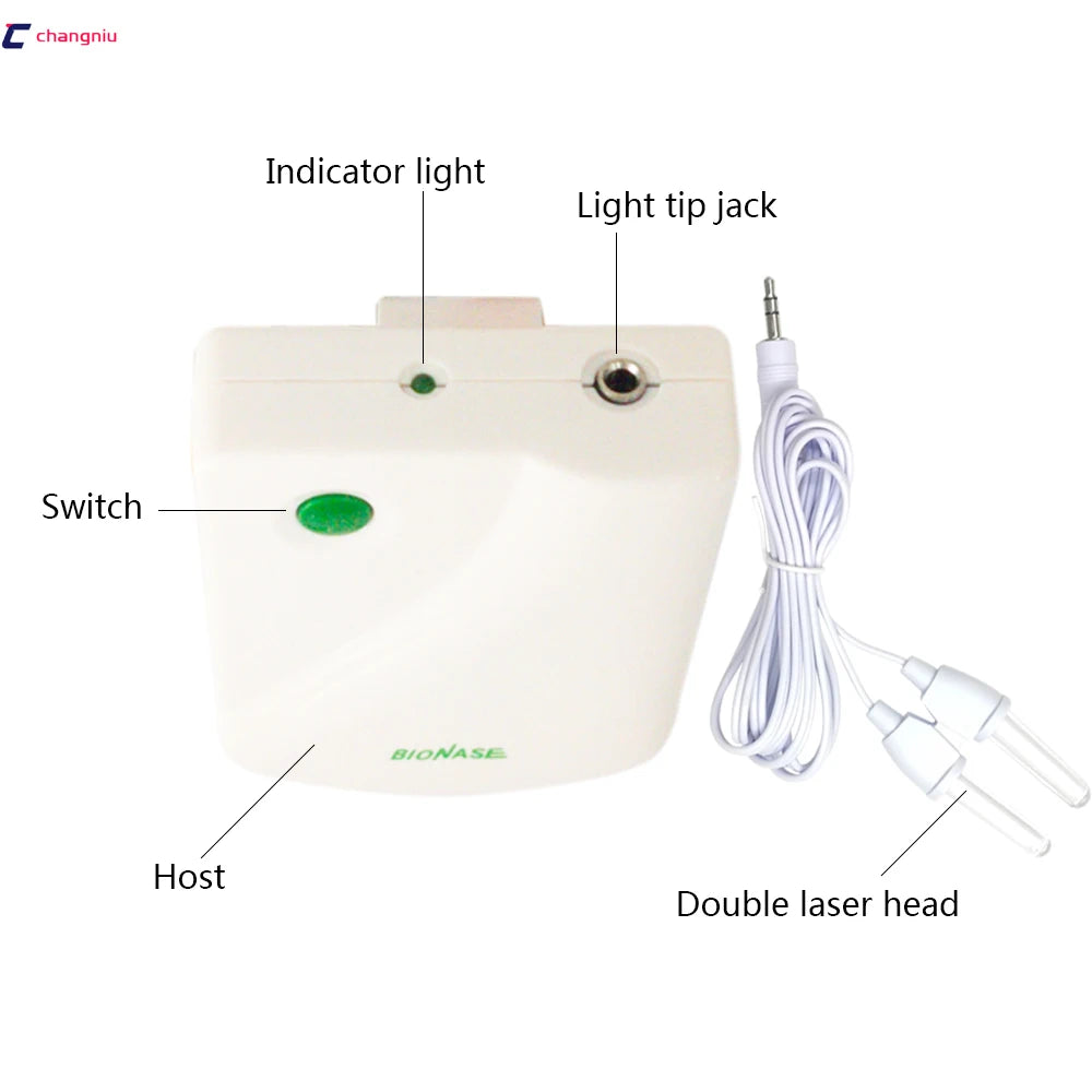 New BioNase rhinitis therapy massage,Hay fever,Low-frequency pulse and laser therapy instrument, Rhinitis treatment instrument