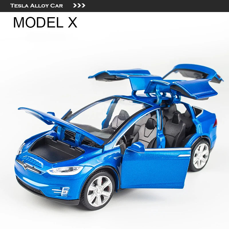 New 1:32 Tesla MODEL X  MODEL 3 MODEL S Alloy Car Model Diecasts & Toy Vehicles Toy Cars Kid Toys For Children Gifts Boy Toy