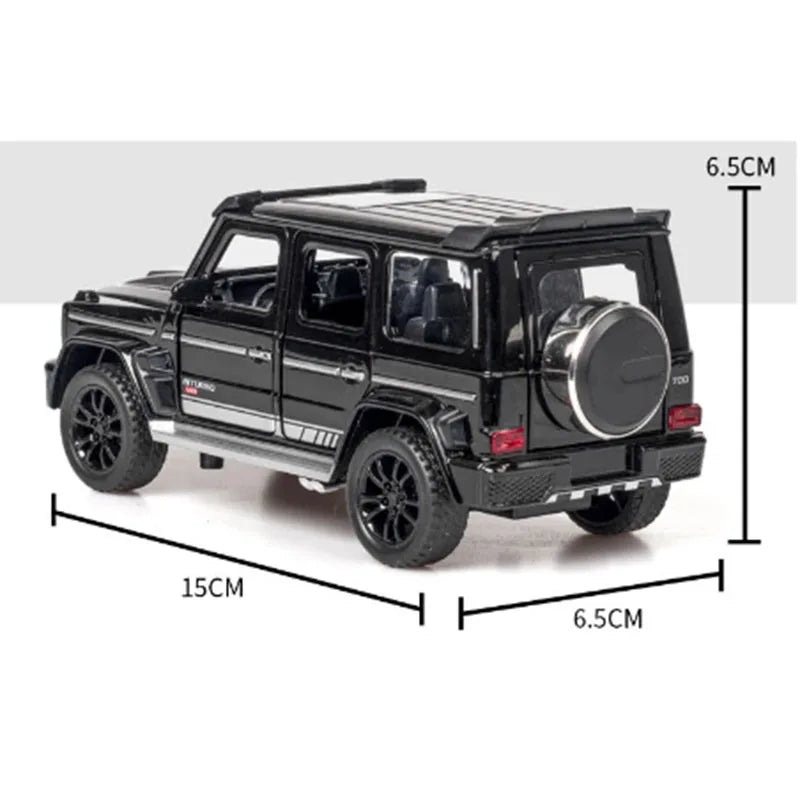 High Simulation 1:32 New G700 G65 SUV Diecast Metal Toy Car Model Vehicle Sound Light Pull Back Car Kids Toys Gifts Collection