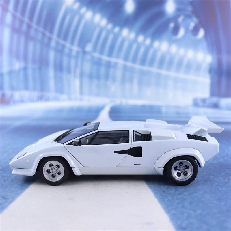 WELLY 1:24 Lamborghini Countach LP 5000 S sports car Diecast Car Metal Alloy Model Car Children's toys collection gifts B872