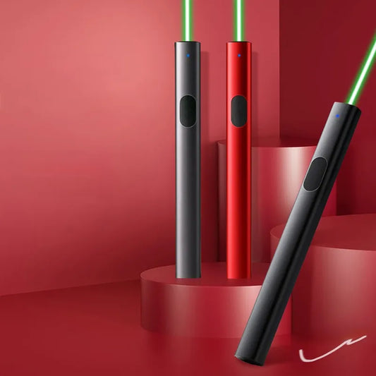 L1003 High Power Laser Pointer Green Laser Light USB Rechargeable Infrared Pointer for Teaching Meeting