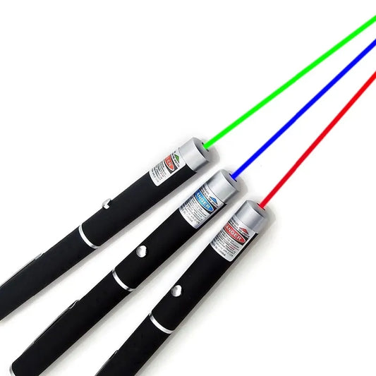 High-quality Laser Pointer Red Green Purple Three-color Laser Pointer Projection Teaching Demonstration Pen Hunting Optics