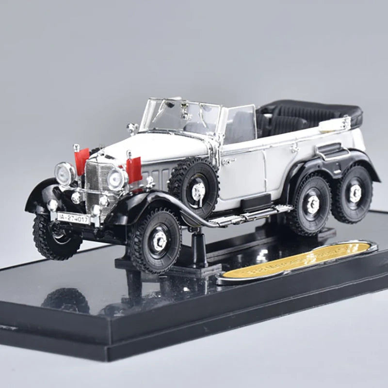 Mercedes-Benz 770K Model Car Diecast 1/43 Alloy Classic Car Collection Model Toys for Children Gifts for Boys Static Display