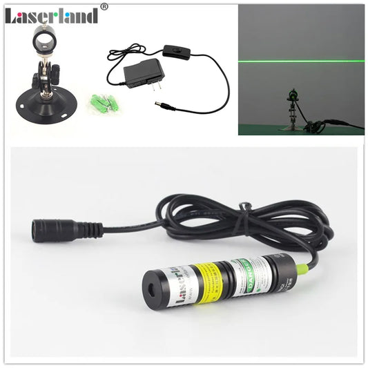 532nm Green Laser Line Module Generator Projector Sawmill Woodworks Swamp Haunted House Lighting Effects 10mW 30mW 50mW 18*75mm