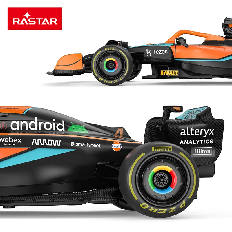 1:24 2022 McLaren MCL36 F1 Formula Racing Car Static Simulation Diecast Alloy Model Car