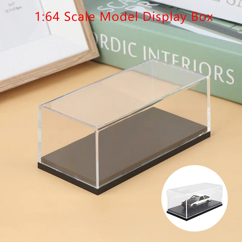Scale 1:43 1:64 Protective Acrylic Case Hard Cover Display Box for Bburago Spark Minichamps F1 Car Model Formula 1 Miniature Toy