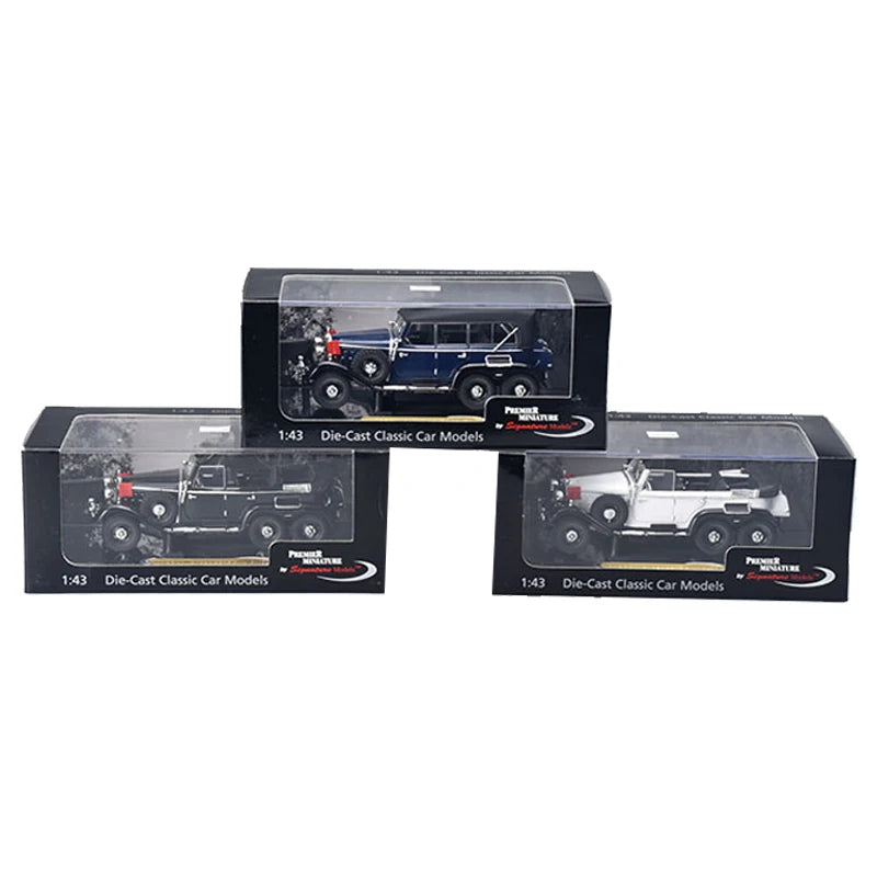 Mercedes-Benz 770K Model Car Diecast 1/43 Alloy Classic Car Collection Model Toys for Children Gifts for Boys Static Display
