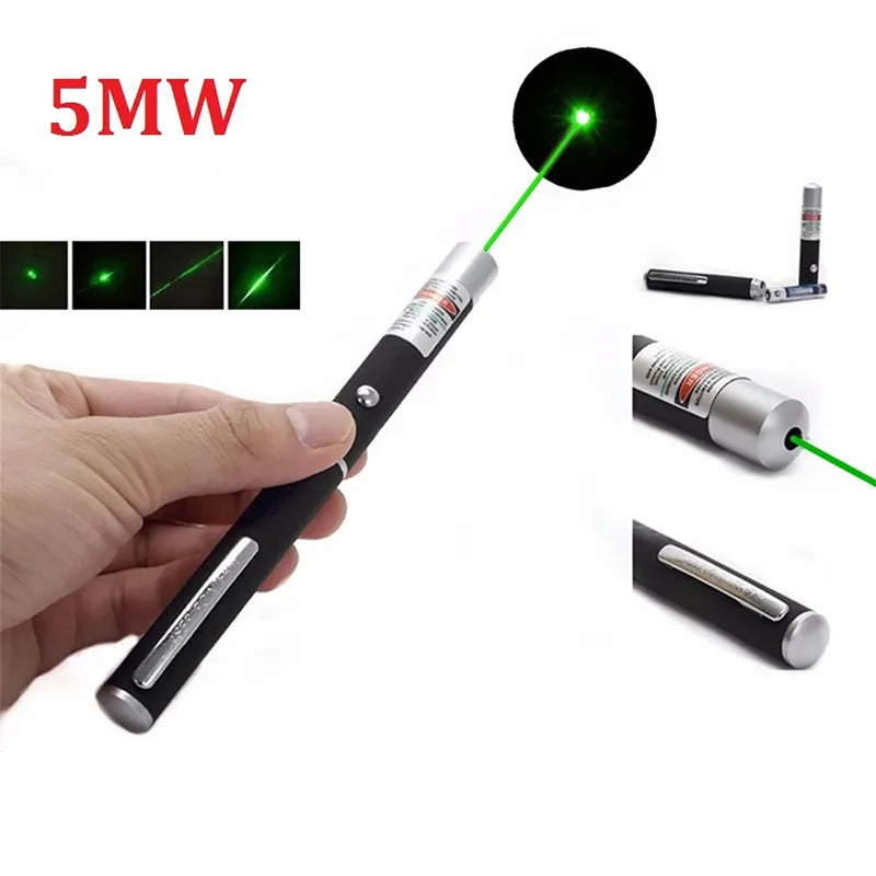 High-quality Laser Pointer Red Green Purple Three-color Laser Pointer Projection Teaching Demonstration Pen Hunting Optics