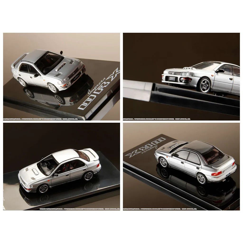 Diecast 1/64 Scale Subaru Impreza Wrx (GC8) 1992 Classic Simulation Car Model Mini Engine Collection Display Ornaments Toy