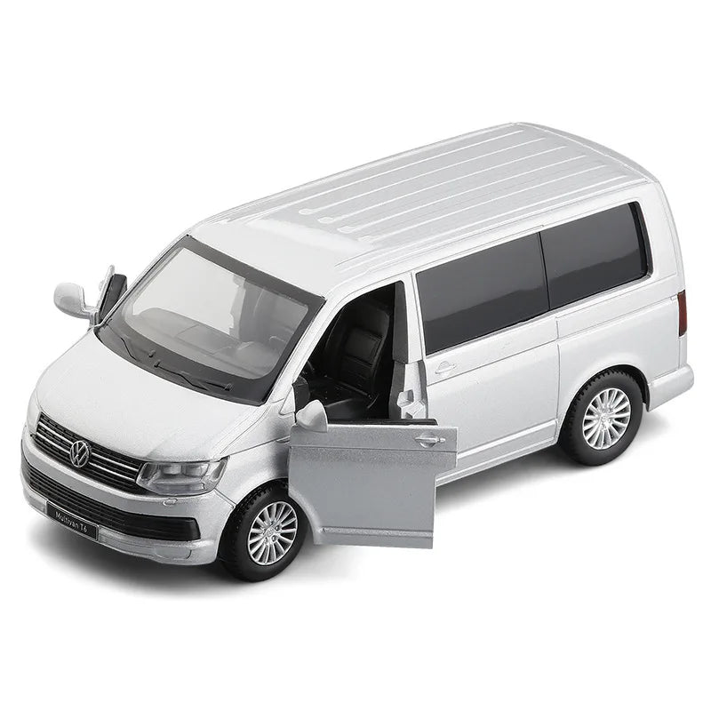 1:36 Volkswagen Multivan T6 MPV Alloy Car Model Children Toy Car Die-Casting Metal Toy Car Simulation Collection Gift F427
