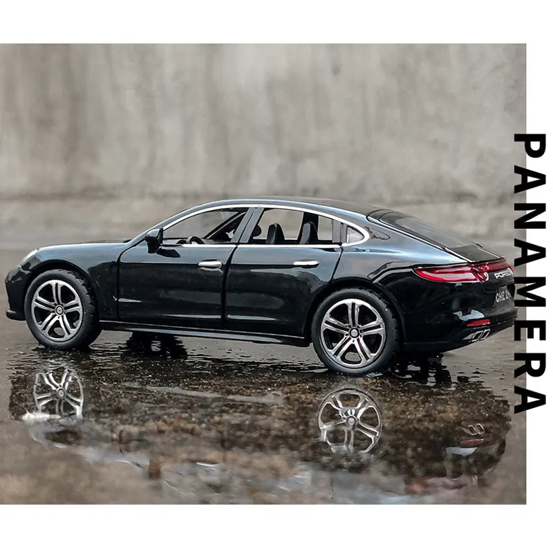 Diecast 1:32 Toy Cars Alloy Simulation Model Panamera Metal Vehicles Children Gifts Birthday Collection Miniature Boys Hottoys