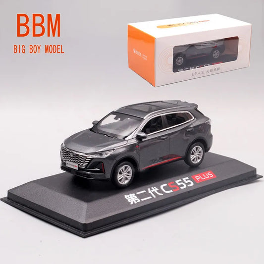 Diecast 1/43 Changan CS55 PLUS Model Car SUV Simulation Vehicle Toys for Boys Christmas Gifts Collection Static Ornaments