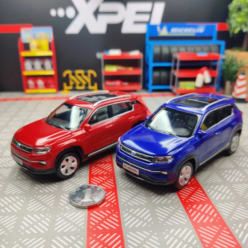 Diecast 1/43 Changan CS55 PLUS Model Car SUV Simulation Vehicle Toys for Boys Christmas Gifts Collection Static Ornaments