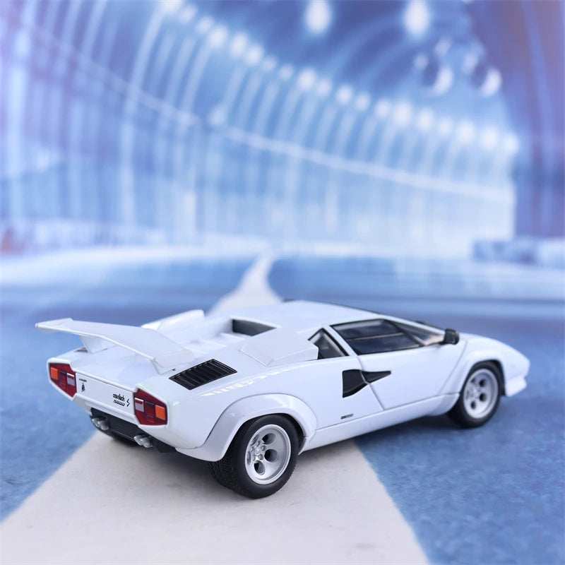 WELLY 1:24 Lamborghini Countach LP 5000 S sports car Diecast Car Metal Alloy Model Car Children's toys collection gifts B872