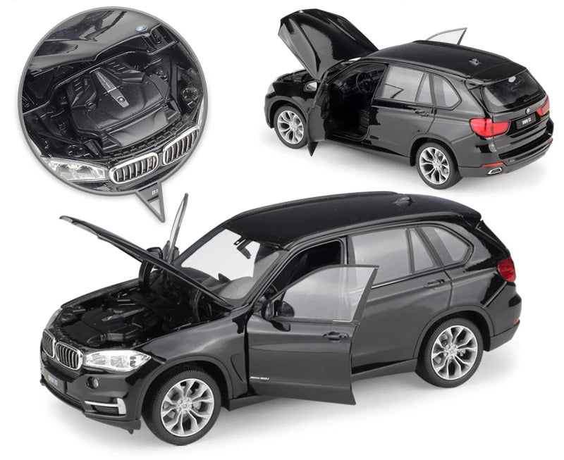 BMW X5 WELLY 1:24 Scale Diecast Car Toy  High Simulation Model Classical SUV Metal Alloy Toy Car For Children Gifts Collection