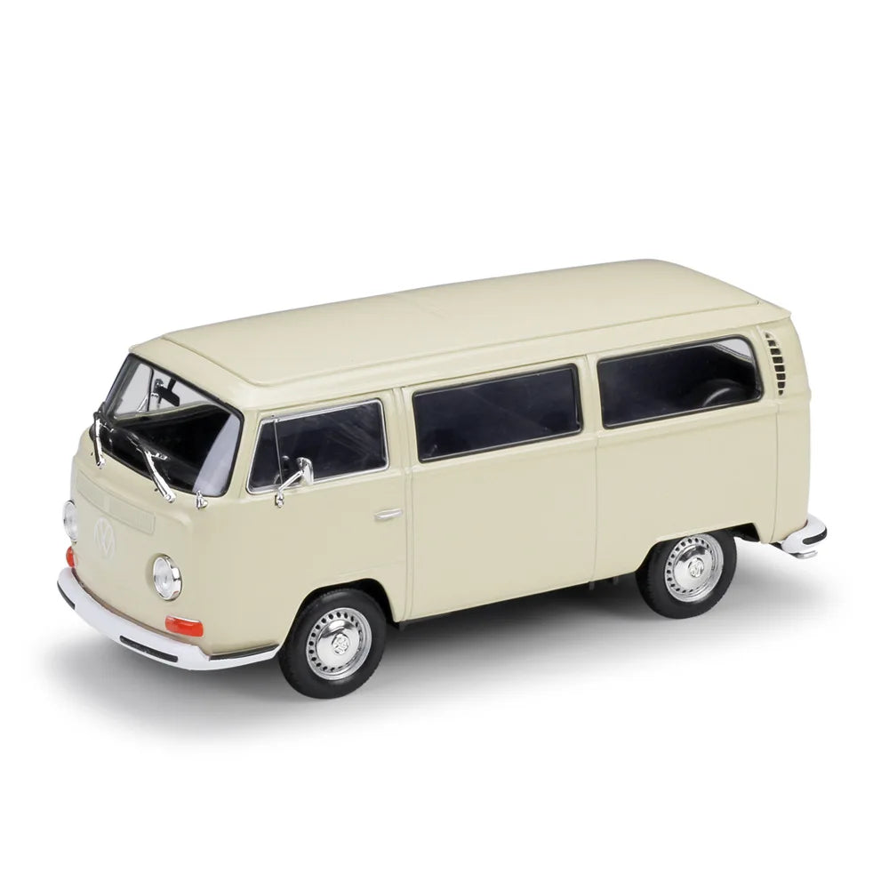 Welly 1:24 Volkswagen 1972 T2 Bus 1963 T1 Bus Van Simulation Alloy Car Model