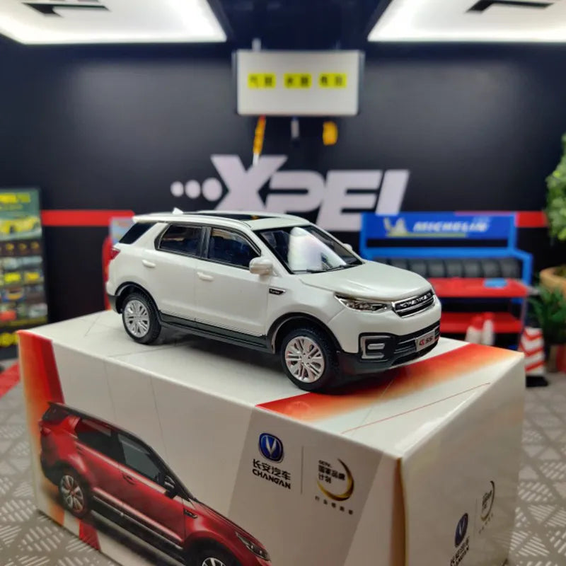 Diecast 1/43 Changan CS55 PLUS Model Car SUV Simulation Vehicle Toys for Boys Christmas Gifts Collection Static Ornaments