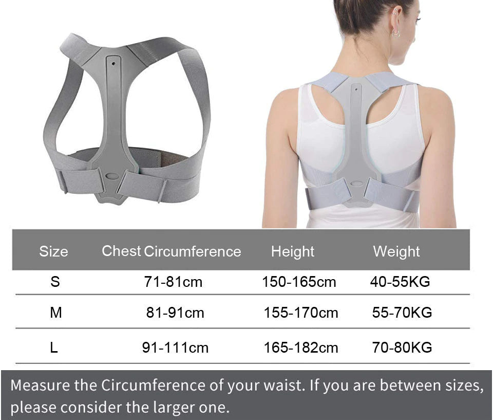Back Posture Corrector Therapy Corset Spine Support Belt Lumbar Back Posture Correction Bandage for Men Women Kid